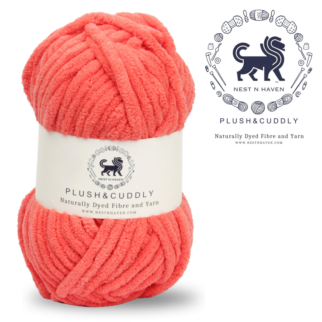 Plush and Cuddly Yarn (100 gram) - Coral