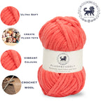 Plush and Cuddly Yarn (100 gram) - Coral