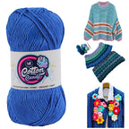 Cotton Candy Cotton Yarn (100 gram) - Dark Blue