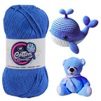 Cotton Candy Cotton Yarn (100 gram) - Dark Blue