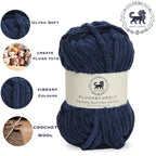 Plush and Cuddly Yarn (100 gram) - Denim Blue