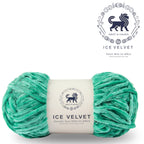 Ice Velvet Yarn, Chenille Supersoft Hand Knitting yarn Ball: (100 Gram) Green