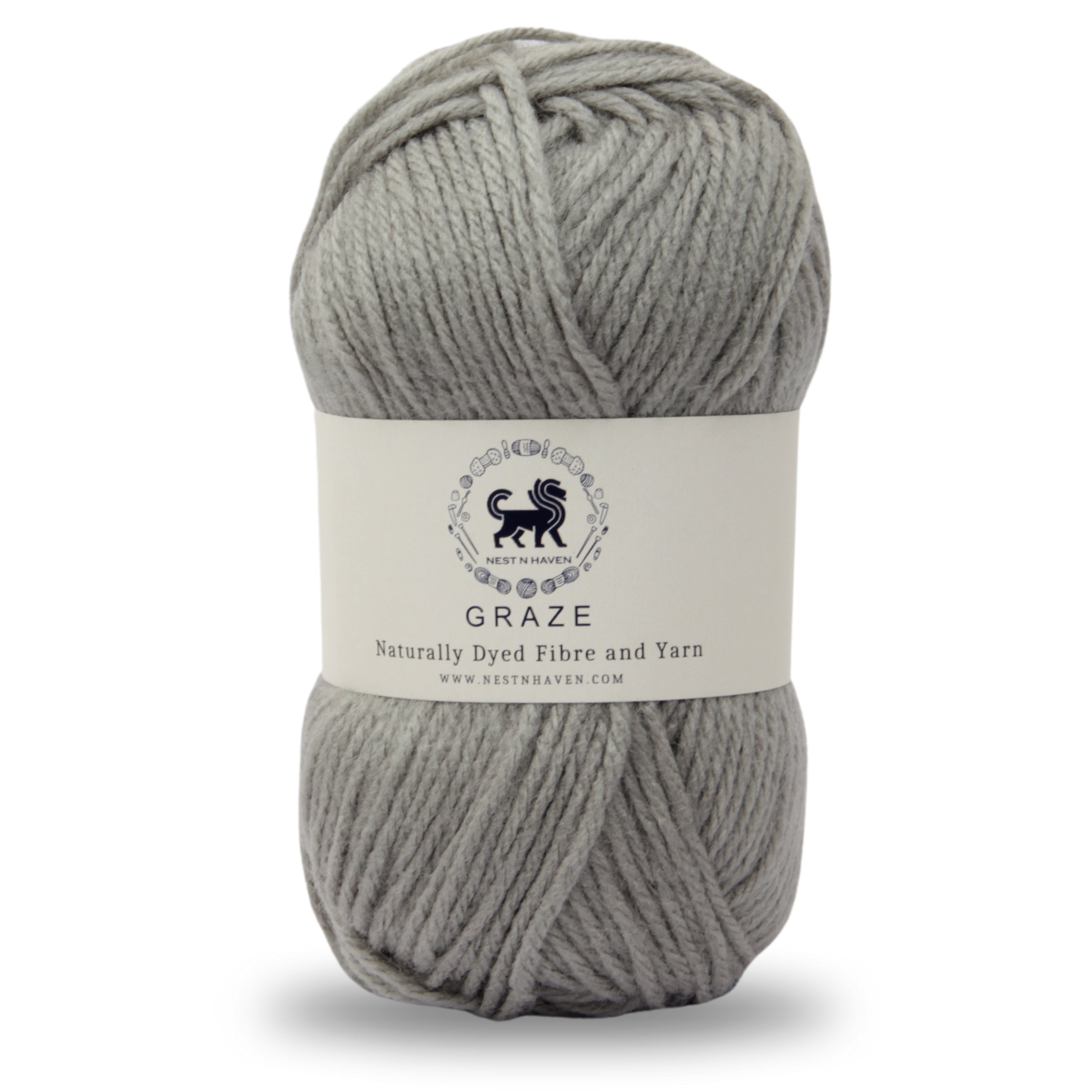 Graze Hand Knitting and Crochet Bulky Yarn (100 gram) - Gray