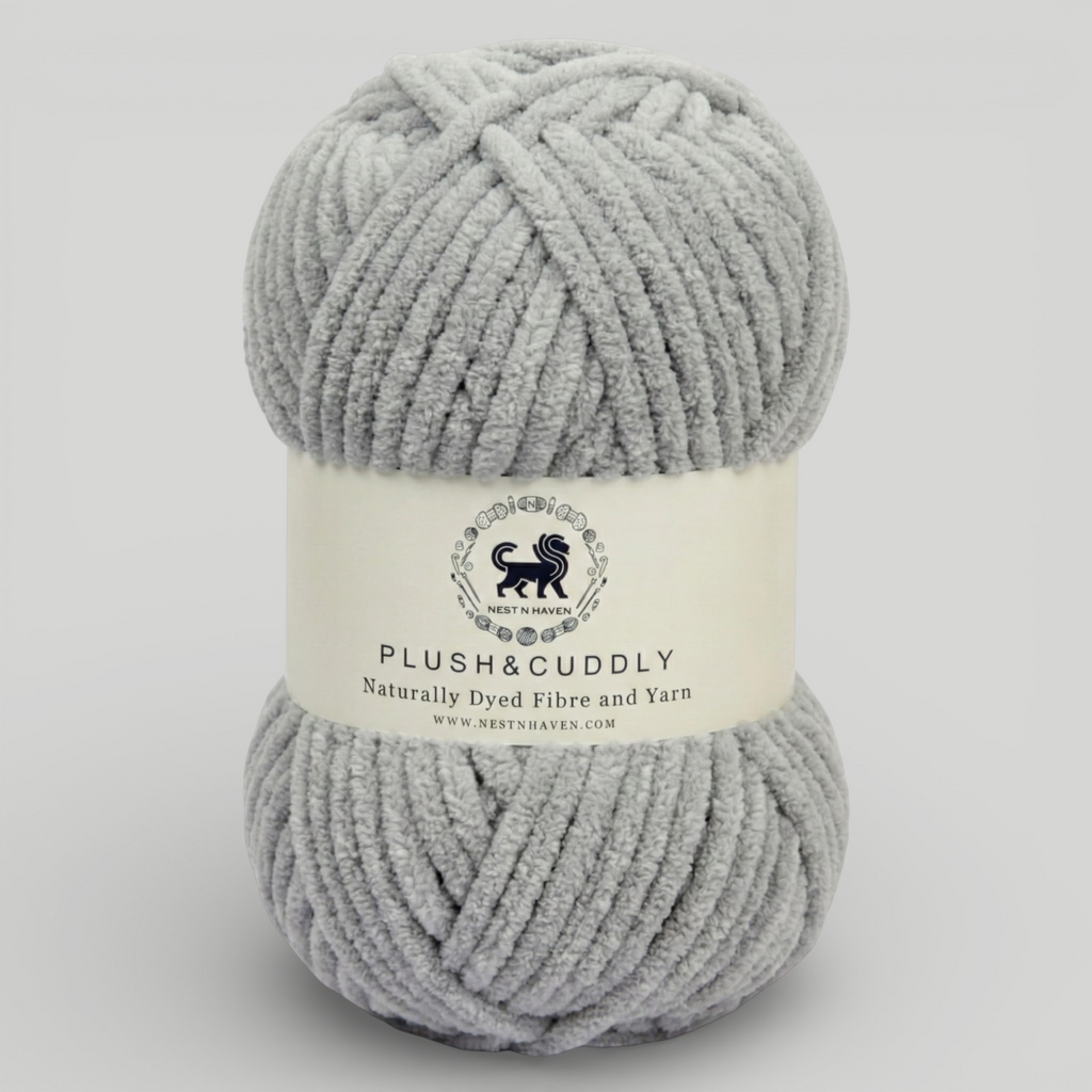 Plush and Cuddly Yarn (100 gram) - Grey