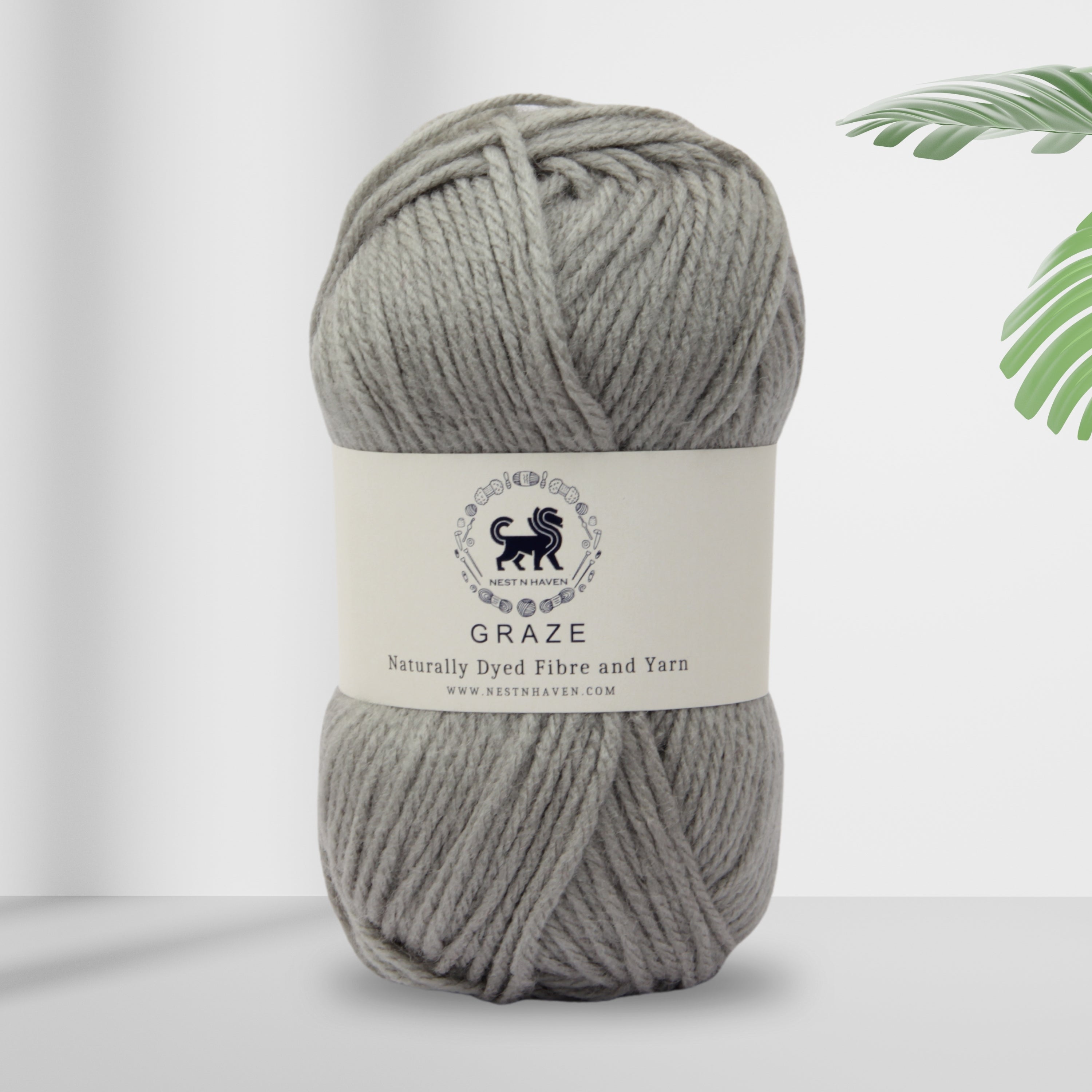 Graze Hand Knitting and Crochet Bulky Yarn (100 gram) - Gray