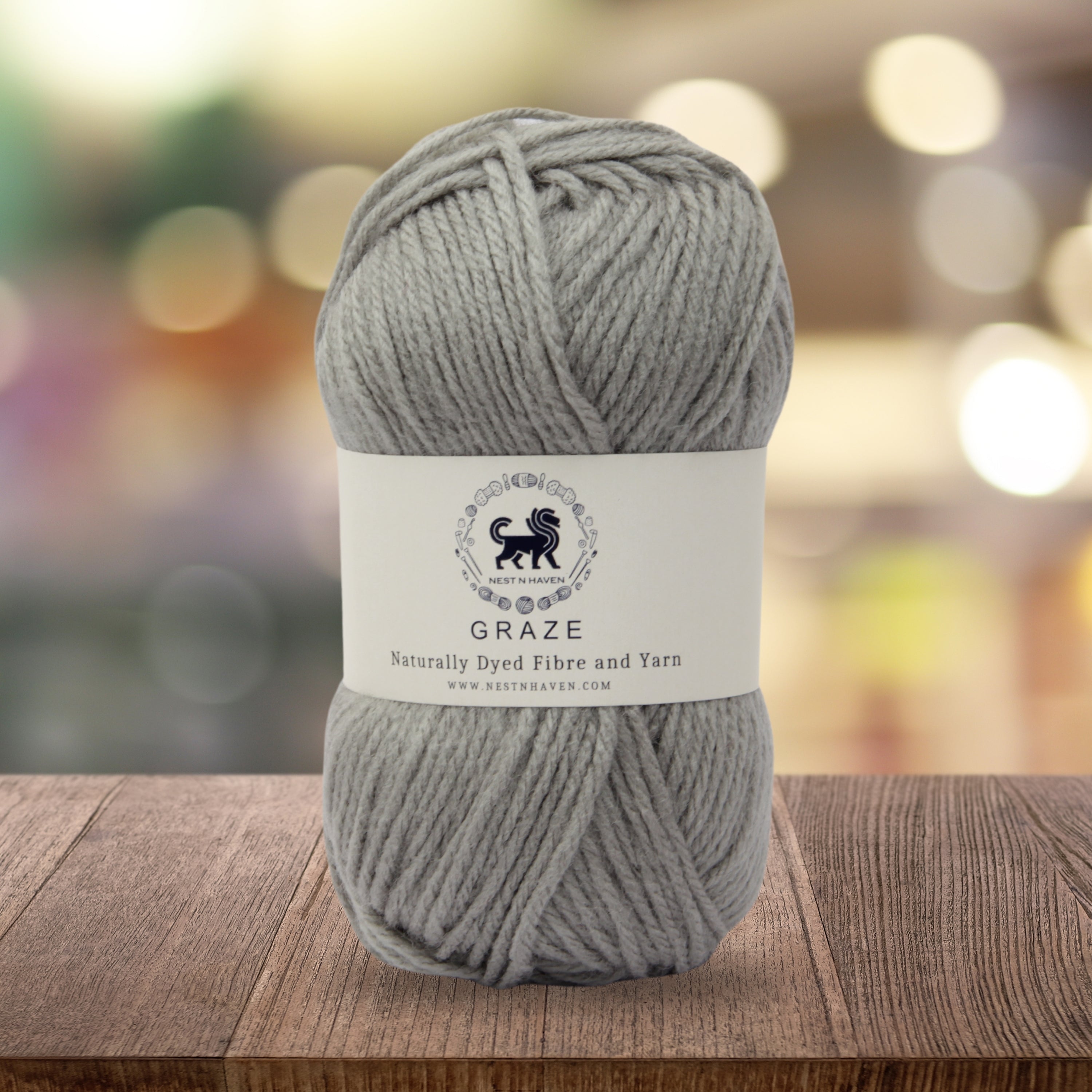 Graze Hand Knitting and Crochet Bulky Yarn (100 gram) - Gray