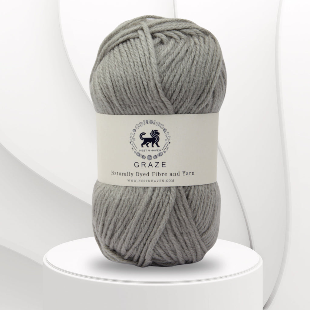 Graze Hand Knitting and Crochet Bulky Yarn (100 gram) - Gray