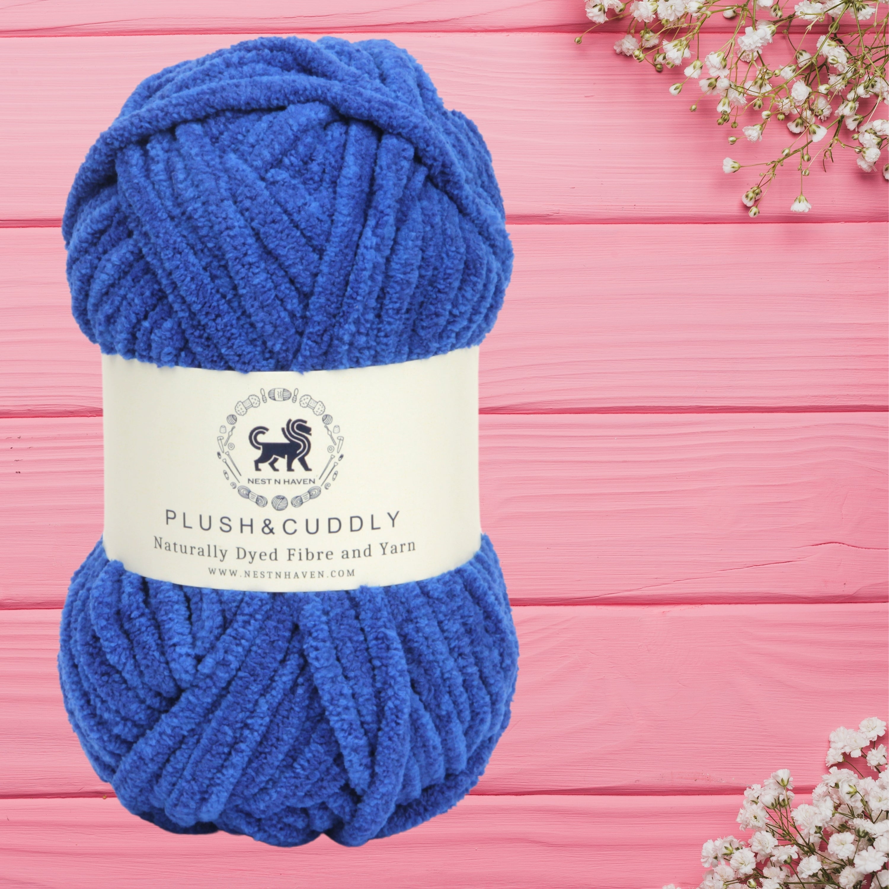 Plush and Cuddly Yarn (100 gram) - Ink Blue