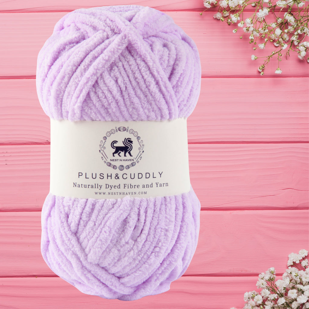 Plush and Cuddly Yarn (100 gram) - Lilac