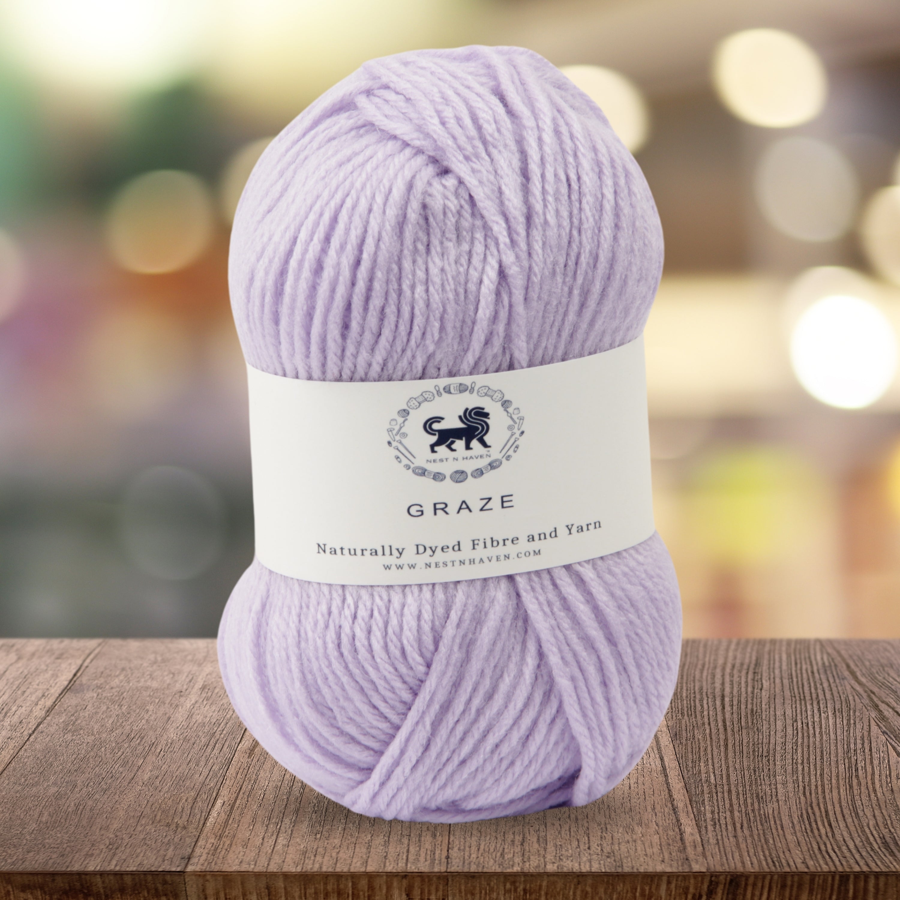 Graze Hand Knitting and Crochet Bulky Yarn (100 gram) - Lilac