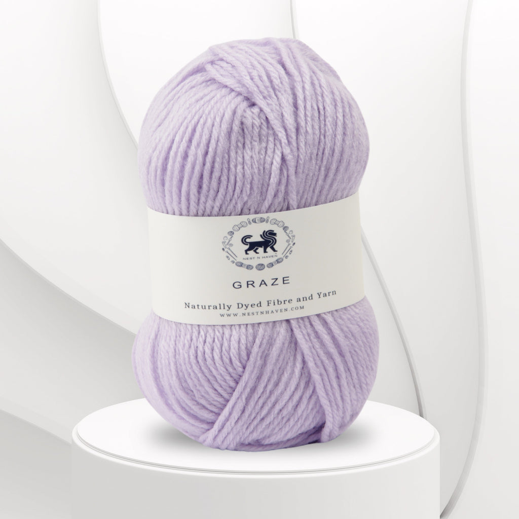 Graze Hand Knitting and Crochet Bulky Yarn (100 gram) - Lilac