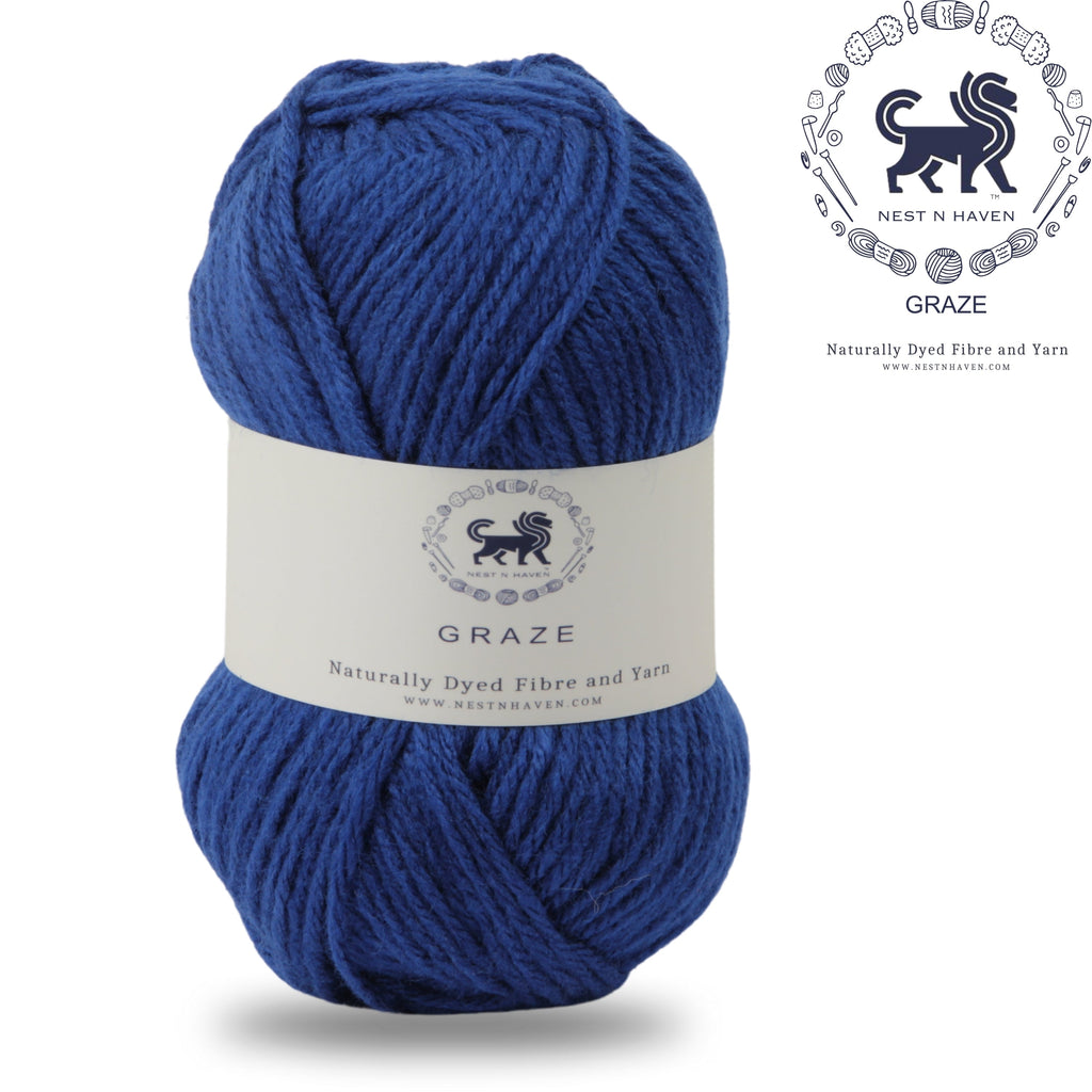 Graze Hand Knitting and Crochet Bulky Yarn (100 gram) - Midnight Blue