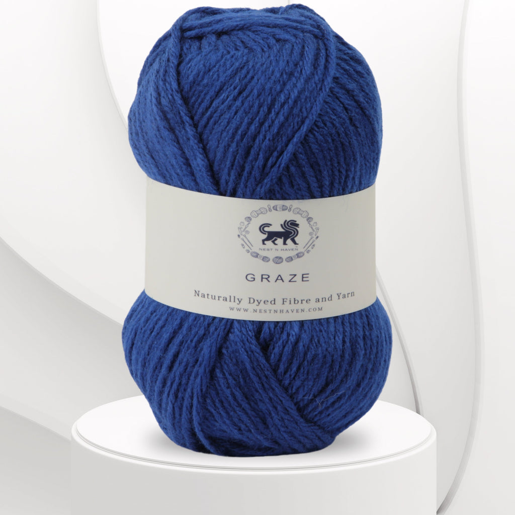 Graze Hand Knitting and Crochet Bulky Yarn (100 gram) - Midnight Blue