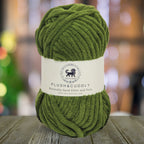 Plush and Cuddly Yarn (100 gram) - Military Green