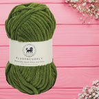 Plush and Cuddly Yarn (100 gram) - Military Green