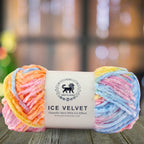 Ice Velvet Yarn, Chenille Supersoft Hand Knitting yarn Ball: (100 Gram) Multicolor