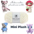 MINI Plush Chenille Yarn (100 gram) - Off White