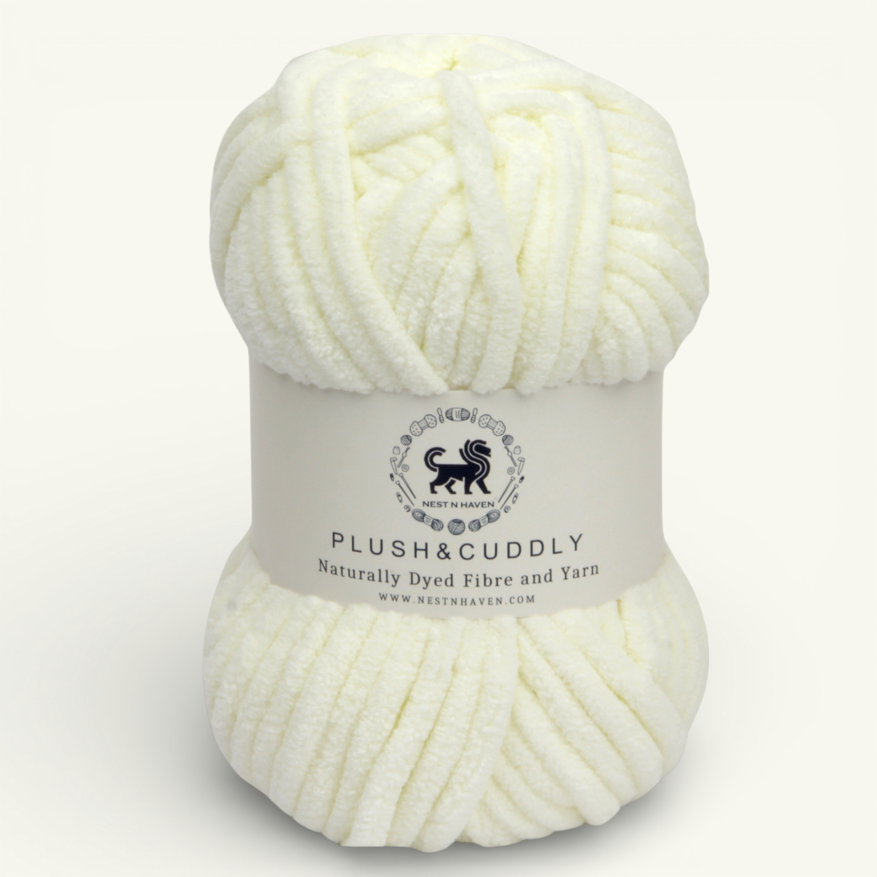 Plush and Cuddly Yarn (100 gram) - Off White
