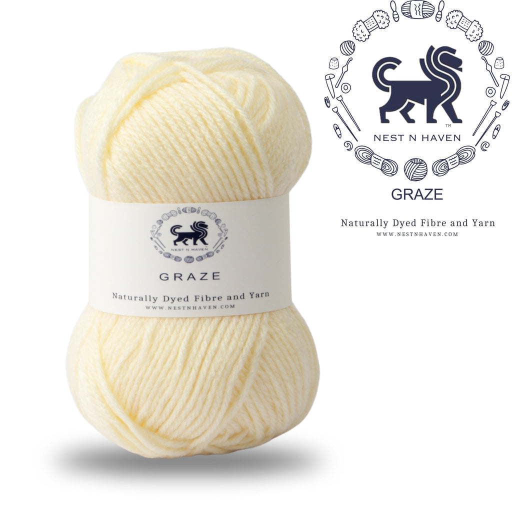 Graze Hand Knitting and Crochet Bulky Yarn (100 gram) - Off White