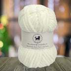 Plush and Cuddly Yarn (100 gram) - Off White