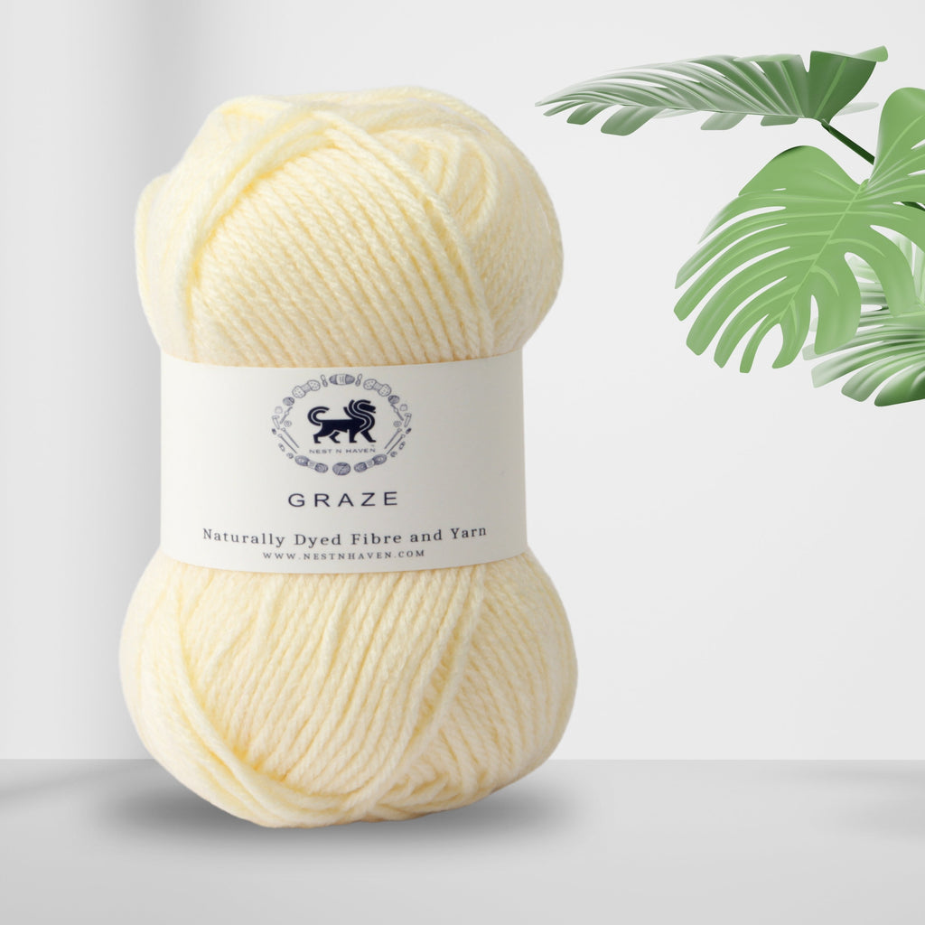 Graze Hand Knitting and Crochet Bulky Yarn (100 gram) - Off White