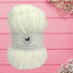 Plush and Cuddly Yarn (100 gram) - Off White