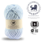 Plush and Cuddly Yarn (100 gram) - Pastel Blue