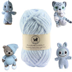 Plush and Cuddly Yarn (100 gram) - Pastel Blue