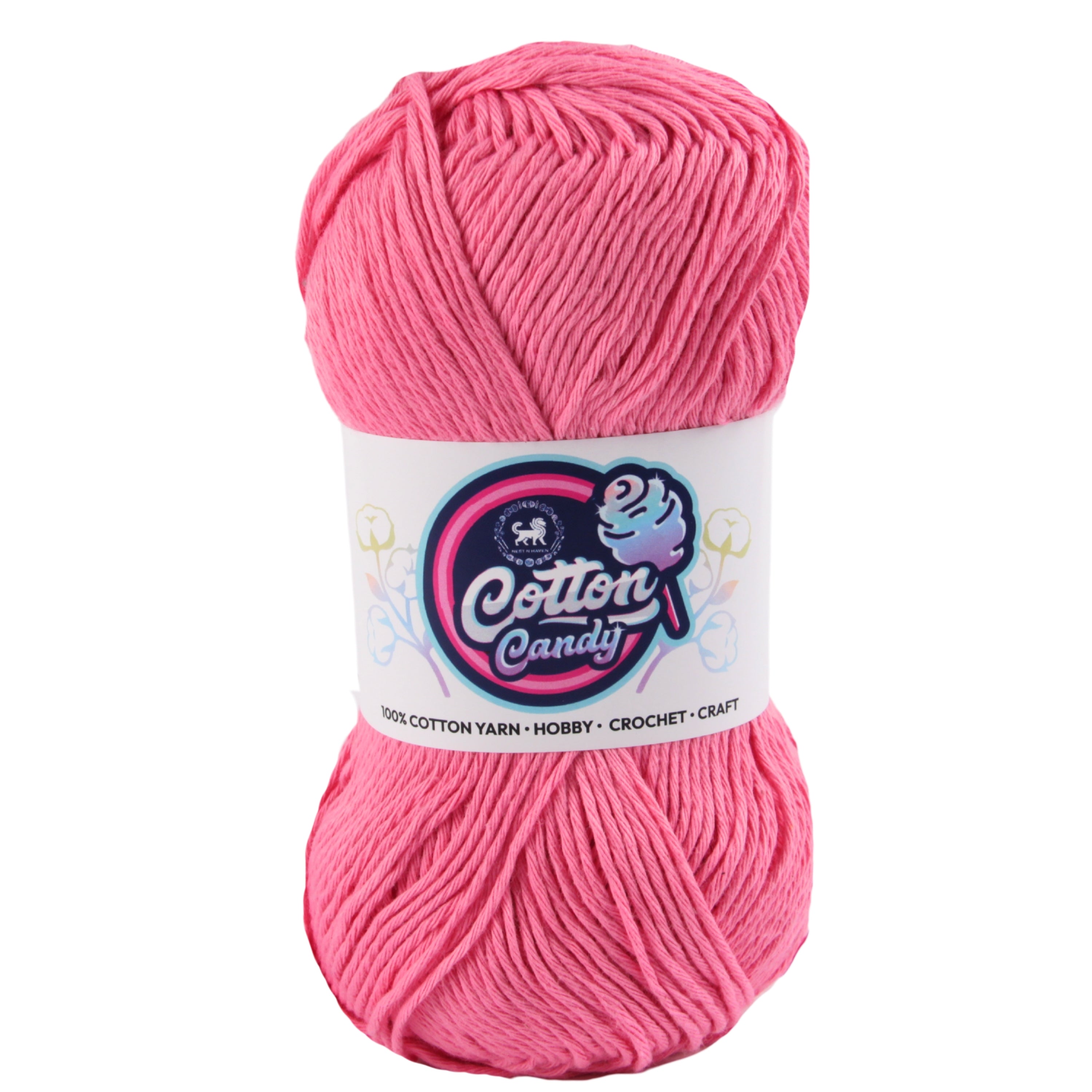 Cotton Candy Cotton Yarn (100 gram) - Pink