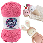 Cotton Candy Cotton Yarn (100 gram) - Pink