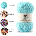 Graze Hand Knitting and Crochet Bulky Yarn (100 gram) -  Powder Blue