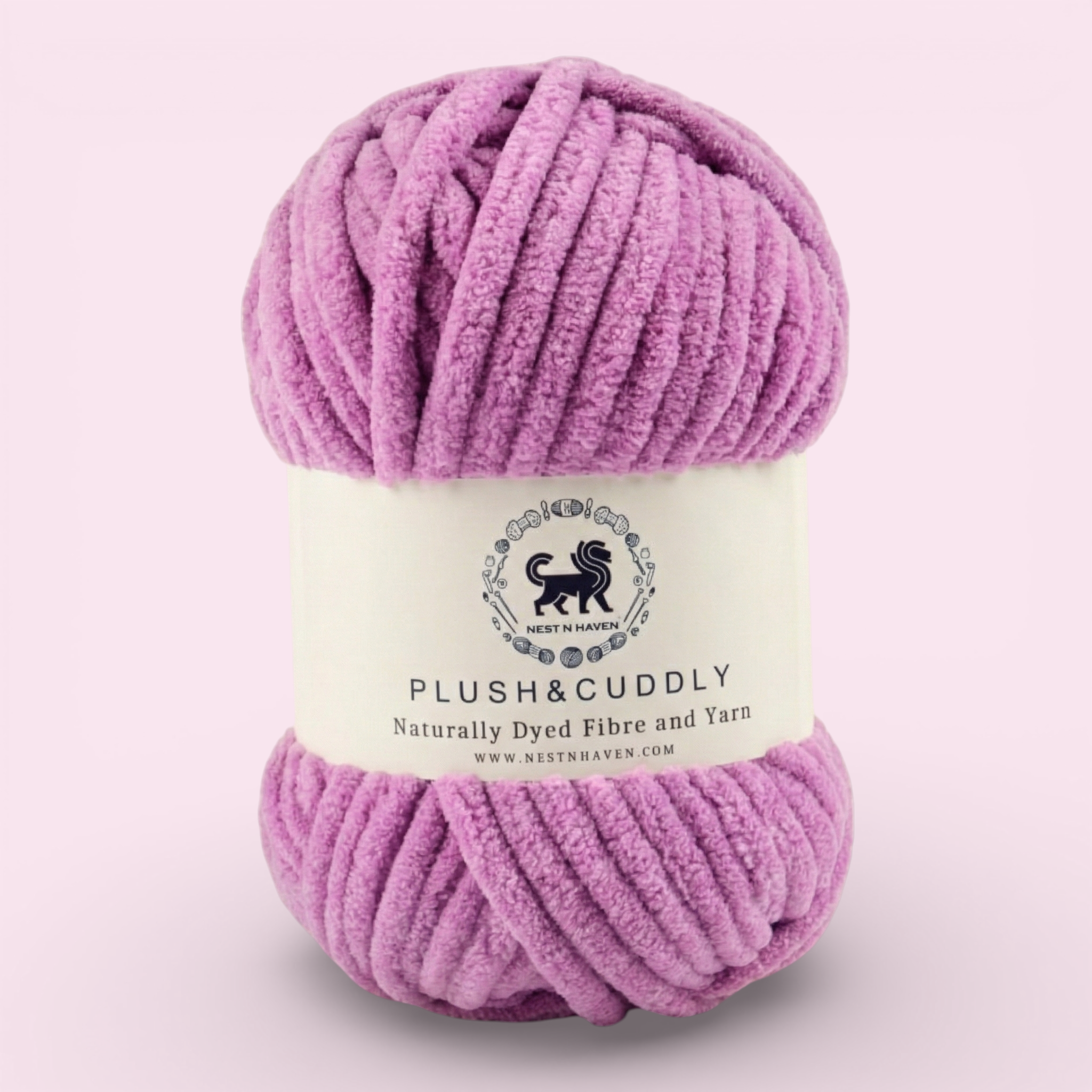 Plush and Cuddly Yarn (100 gram) - Purple