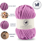 Plush and Cuddly Yarn (100 gram) - Purple