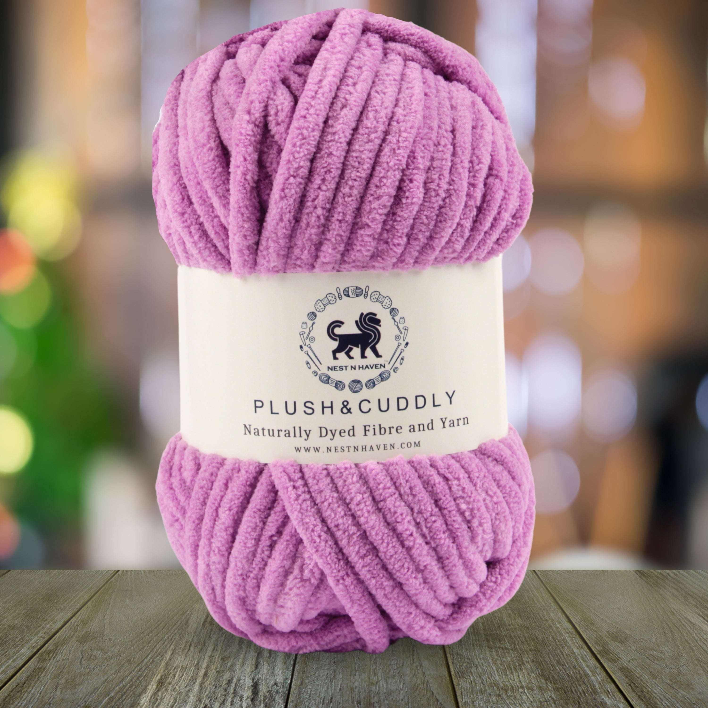 Plush and Cuddly Yarn (100 gram) - Purple