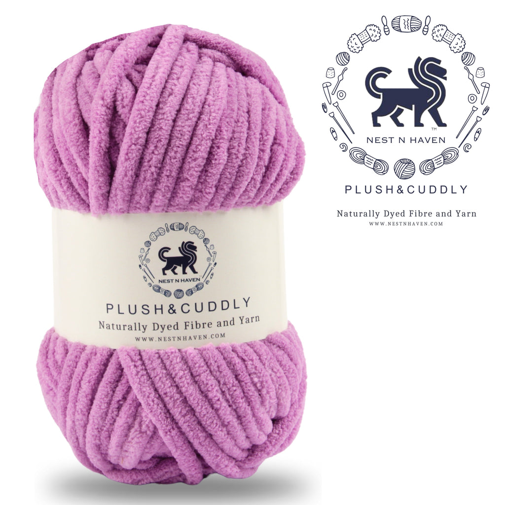 Plush and Cuddly Yarn (100 gram) - Purple