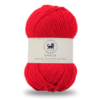 Graze Hand Knitting and Crochet Bulky Yarn (100 gram) - Red