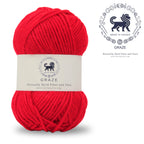 Graze Hand Knitting and Crochet Bulky Yarn (100 gram) - Red