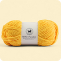 MINI Plush Chenille Yarn (100 gram) - Sunflower Yellow