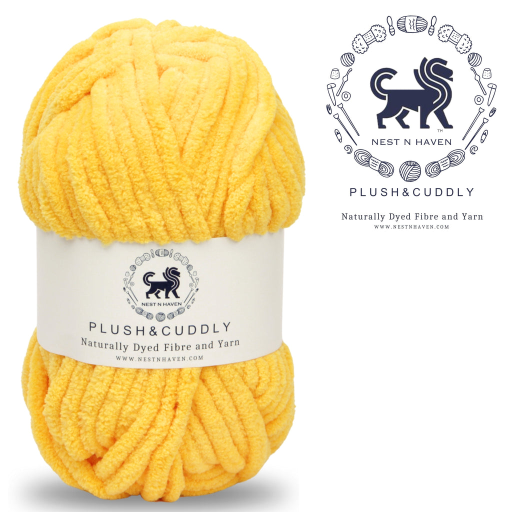 Plush and Cuddly Yarn (100 gram) - Sunflower Yellow