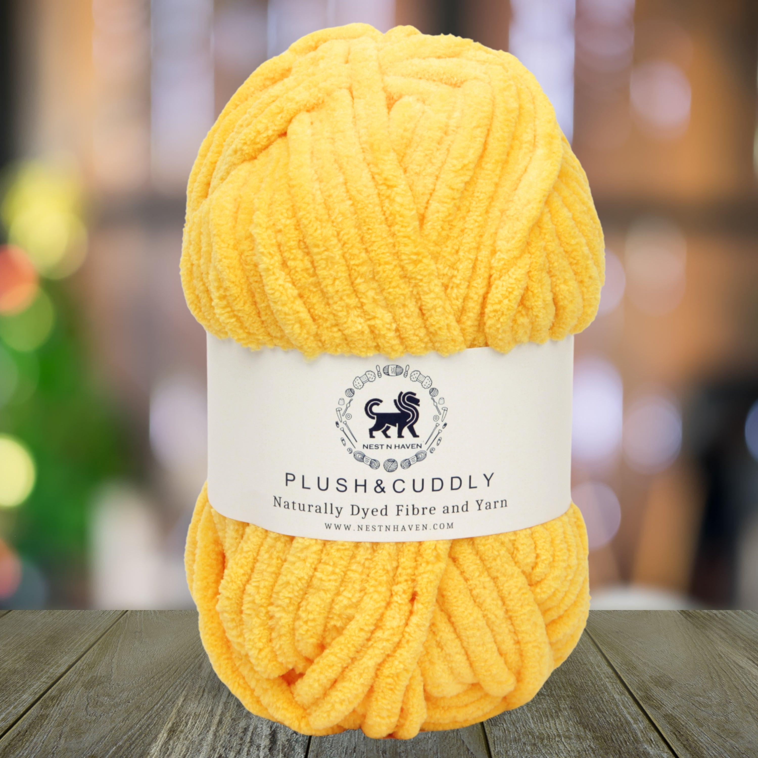 Plush and Cuddly Yarn (100 gram) - Sunflower Yellow