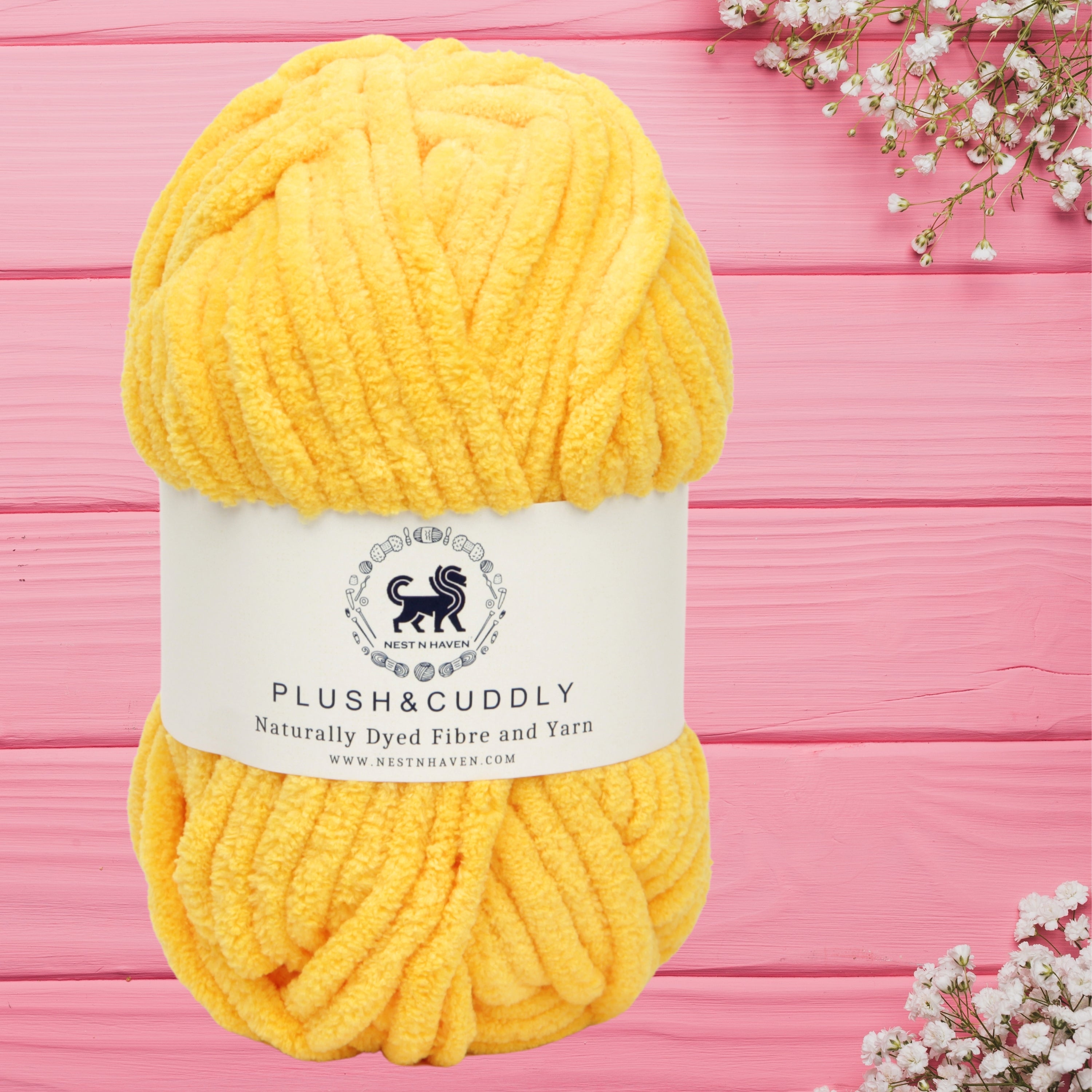 Plush and Cuddly Yarn (100 gram) - Sunflower Yellow