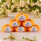 Baby  Yarn  pack of 6 (25gms x 6) 150 gram -  Sunset Yellow