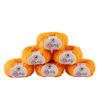 Baby  Yarn  pack of 6 (25gms x 6) 150 gram - Sunset Yellow