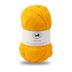 Graze Hand Knitting and Crochet Bulky Yarn (100 gram) - Sunset Yellow