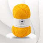 Graze Hand Knitting and Crochet Bulky Yarn (100 gram) - Sunset Yellow