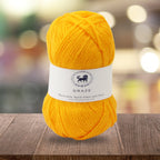 Graze Hand Knitting and Crochet Bulky Yarn (100 gram) - Sunset Yellow