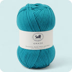 Graze Hand Knitting and Crochet Bulky Yarn (100 gram) - Teal
