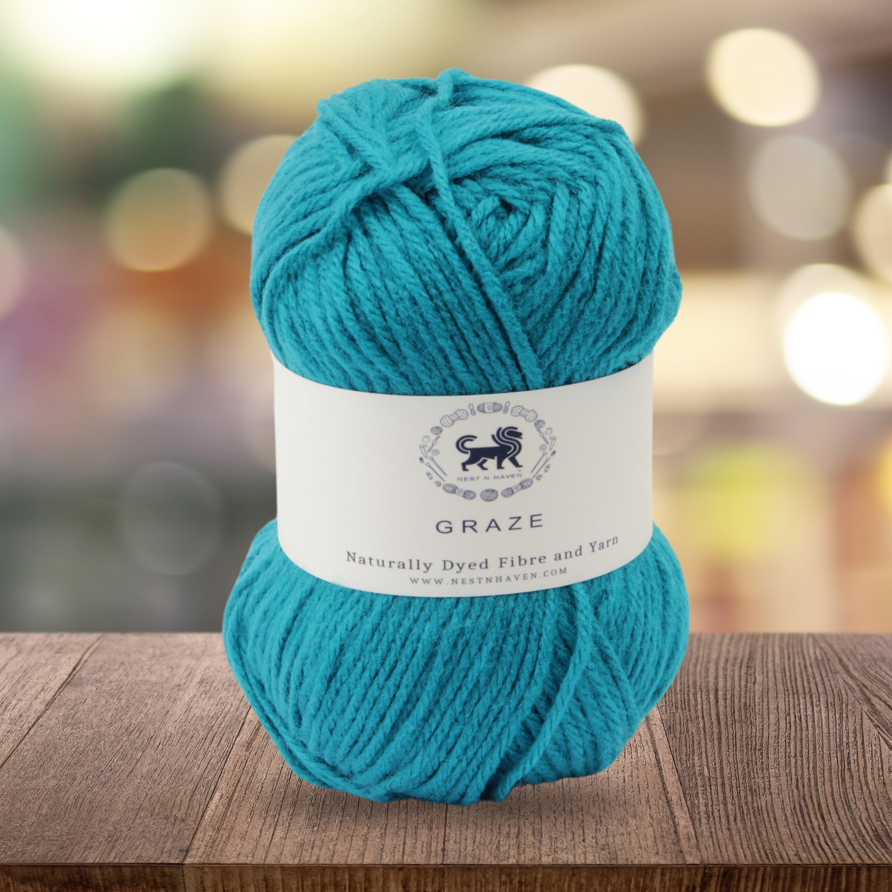 Graze Hand Knitting and Crochet Bulky Yarn (100 gram) - Teal