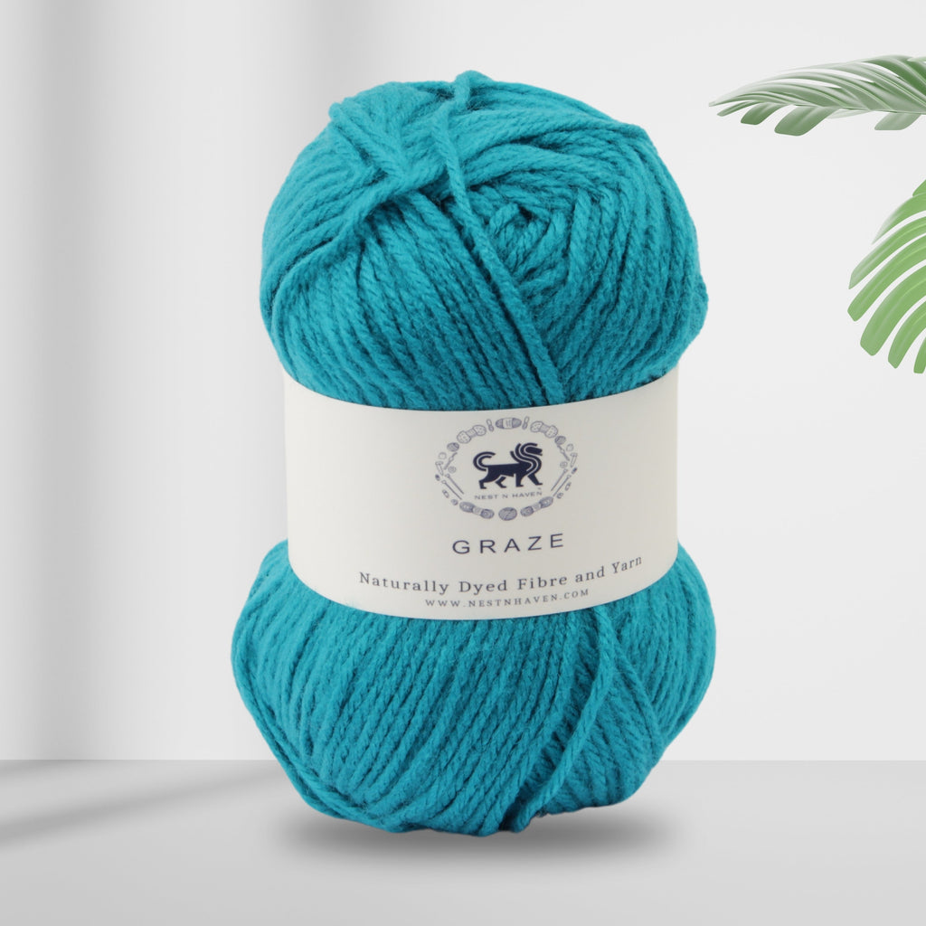Graze Hand Knitting and Crochet Bulky Yarn (100 gram) - Teal