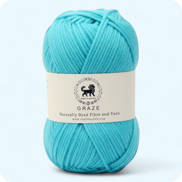 Graze Hand Knitting and Crochet Bulky Yarn (100 gram) - Turquoise